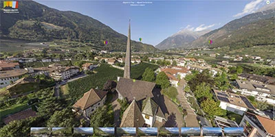 Tour virtuale Lagundo · Algund